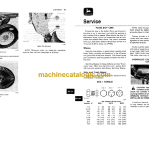John Deere 4600 Integral Two-Way Moldboard Plows Operator’s Manual (OMA43433)