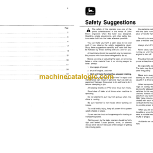 John Deere 336 Series Balers Operator’s Manual (OME53642)