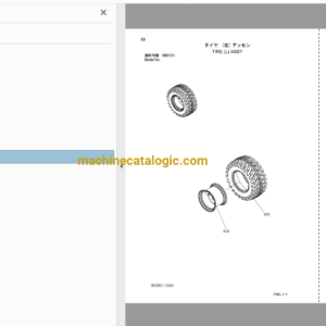 Hitachi ZW40 Wheel Loader Full Parts and Engine Parts Catalog