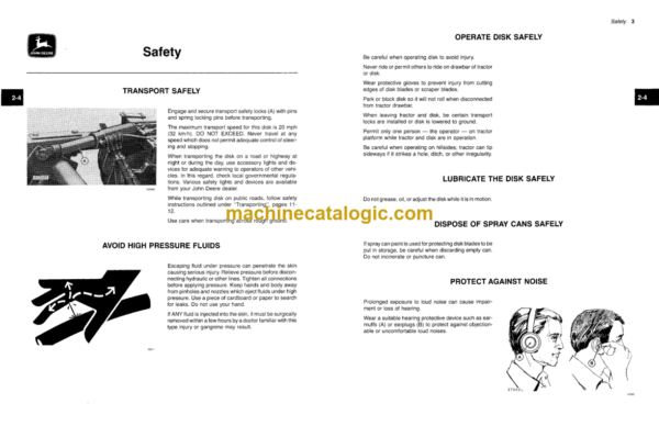 John Deere 1635 Disk Operator's Manual (OMA46835)