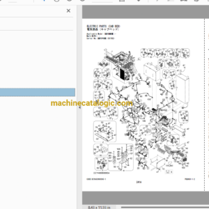 Hitachi EX2000-7, EX2000-7B Hydraulic Excavator Full Parts Catalog