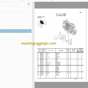 Hitachi ZR260HC Track Mounted Wood Grinder Full Parts Catalog