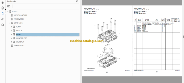 Hitachi ZX200-7, ZX200LC-7 (Oceania Spec.) Hydraulic Excavator Full Parts Catalog