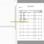 Hitachi ZR260HC Track Mounted Wood Grinder Full Parts Catalog
