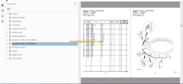 Hitachi EX2600E-6 Electric Excavator Parts Catalog