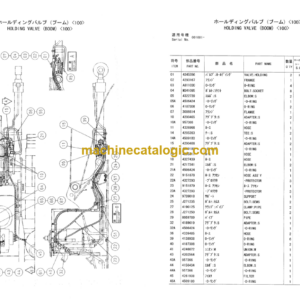 Hitachi EX60-5, EX75US-5, EX100-5, EX120-5, EX135USR, EX200-5, EX225USR ML Light Crane Parts Catalog