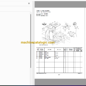 Hitachi ZX130-7, ZX130LCN-7 Hydraulic Excavator Full Parts Catalog