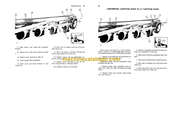 John Deere F245H Series Semi-Integral Moldboard Plows Operator's Manual (OMA15721)