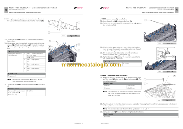 Tigercat FPT N67 Tier 2 Engine Non-certified Service and Repair Manual (60217A)