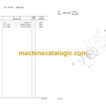 Komatsu PC56-7 Hydraulic Excavator Parts Book (DJB00001 and up)