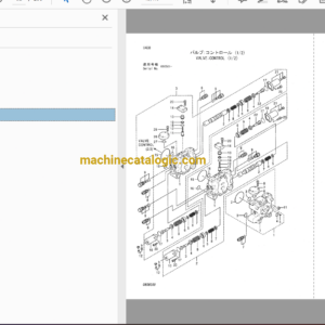 Hitachi EX2500-5 Excavator Full Parts Catalog