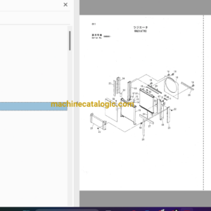 Hitachi ZR420JC BU Track Mounted Crusher Full Parts Catalog