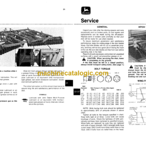 John Deere 230 Wing-Fold Power-Flex Disk Operator’s Manual (OMA32819)