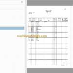Hitachi ZX270-3,ZX270LC-3,ZX280LC-3,ZX280LCN-3,ZX280LCH-3 Hydraulic Excavator Full Parts and Engine Parts Catalog