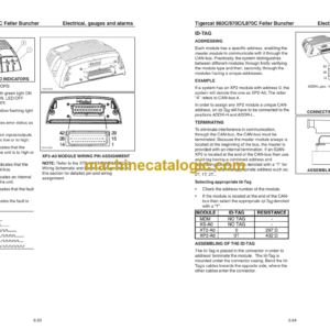 Tigercat 860C, 870CL, 870C Feller Buncher Service Manual (86011501 – 86013500)