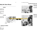 John Deere 275 Rotary Snow Blower Operator's Manual (OMA41136)