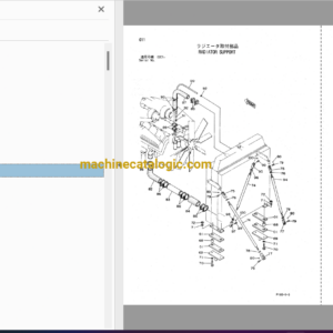 Hitachi EX3500-2 Excavator Full Parts Catalog