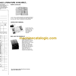 John Deere 534 and 544 Agricultural Bulldozer Operator’s Manual (OMA44885)