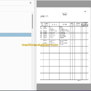 Hitachi ZR900TS Track Mounted Shredder Full Parts Catalog