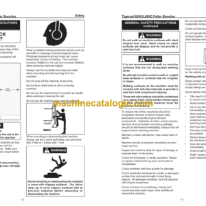 Tigercat 855C, L855C Feller Buncher Service Manual (85510101 – 85512000)