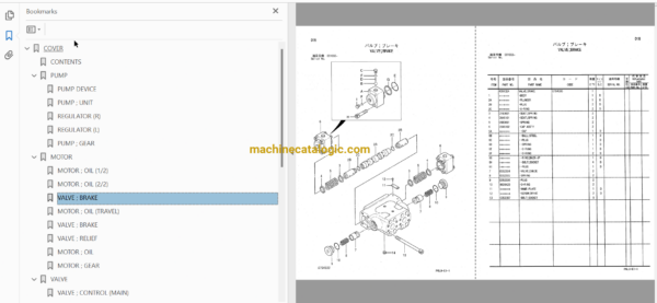 Hitachi ZR900TS Track Mounted Shredder Full Parts Catalog