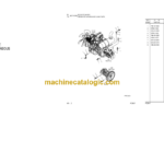 Komatsu PC300-7 Galeo Hydraulic Excavator Parts Book (DBP0001 and up)