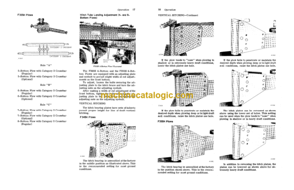 John Deere F345H and F355H Series Power-Reset Semi-Integral Moldboard Plows Operator's Manual (OMA15948)