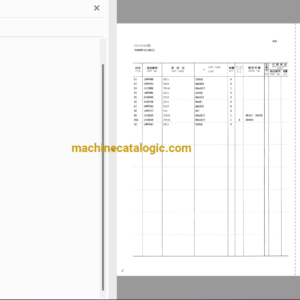 Hitachi LX100 Wheel Loader Full Parts Catalog