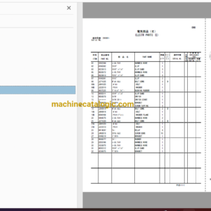 Hitachi ZX225USR-3, ZX225USRLC-3, ZX225USRK-3, ZX225USRLCK-3 Hydraulic Excavator Full Parts Catalog