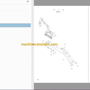 Hitachi UH14D Hydraulic Excavator Parts Catalog