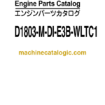 Hitachi D1803-M-DI-E3B-WLTC1 Engine Parts Catalog