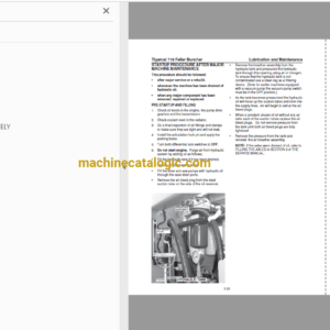 Tigercat 718 Feller Buncher Service Manual