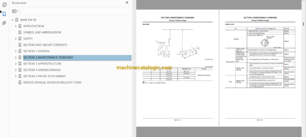 Hitachi ZX470-5A, ZX470LC-5A, ZX490H-5A, ZX490LCH-5A, ZX530LCH-5A Hydraulic Excavator Technical and Workshop Manual