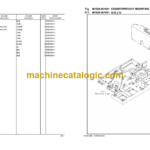 Komatsu PC220-8M0, PC240LC-8M0 Hydraulic Excavator Parts Book (DBBG8001, DBBJ7001 and up)
