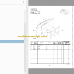Hitachi ZX200LC-3 Excavator Full Parts Catalog