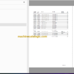 Hitachi ZR950JC Track Mounted Crusher Full Parts Catalog