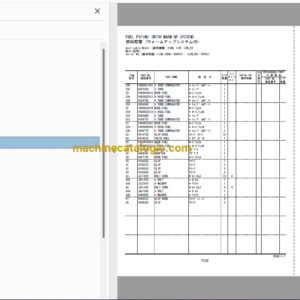 Hitachi ZX210-5B,ZX210LC-5B,ZX210LCN-5B,ZX240N-5B Hydraulic Excavator Full Parts Catalog