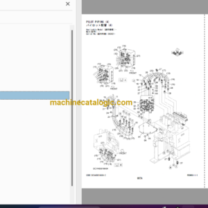 Hitachi ZX300-5A,ZX300LC-5A,ZX300LCH-5A Hydraulic Excavator Full Parts and Engine Parts Catalog