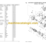 Komatsu WA470-6 Wheel Loader Parts Book (AD0001 and up)