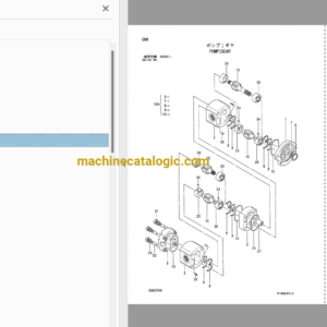 Hitachi ZX135UR Excavator Full Parts Catalog