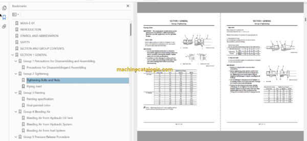 Hitachi ZX470-5B, ZX470LC-5B,ZX470H-5B,ZX470LCH-5B,ZX470R-5B,ZX470LCR-5B Hydraulic Excavator Technical and Workshop Manual