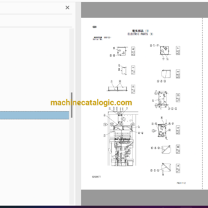 Hitachi FV30 Demining Machine Full Parts Catalog