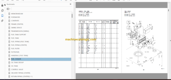 Hitachi EX5600-6 Hydraulic Excavator Full Parts Catalog