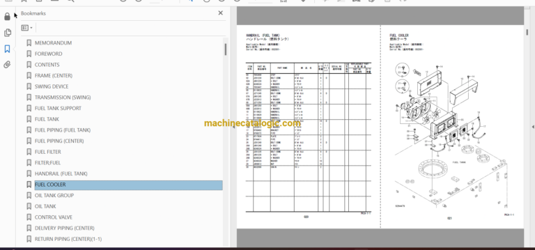 Hitachi EX5600-6 Hydraulic Excavator Full Parts Catalog