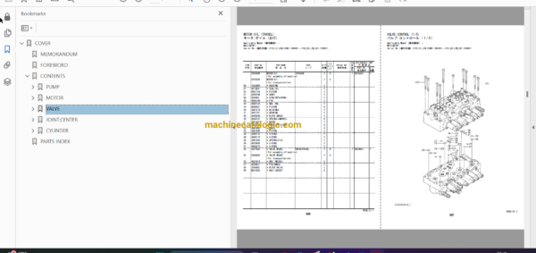 Hitachi ZX210-5B,ZX210LC-5B,ZX210LCN-5B,ZX240N-5B Hydraulic Excavator Full Parts Catalog