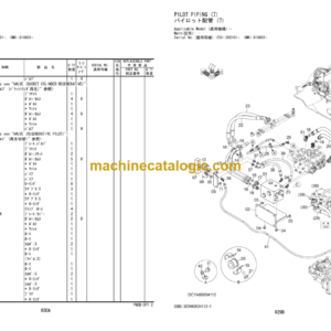 Hitachi ZW180PL-5B Wheel Loader Parts Catalog