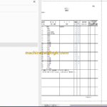 Hitachi ZX30U-3,ZX30U-3F,ZX33U-3,ZX33U-3F Hydraulic Excavator Full Parts Catalog