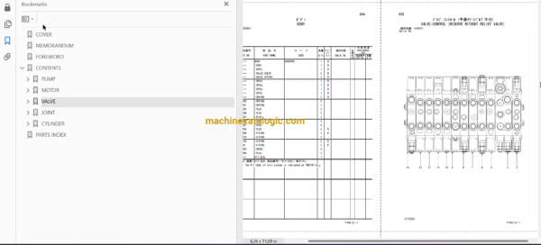 Hitachi ZX30U-3,ZX30U-3F,ZX33U-3,ZX33U-3F Hydraulic Excavator Full Parts Catalog