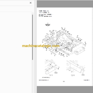 Hitachi ZX500LCK-6 High Reach Demolition Excavator Parts Catalog