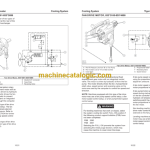 Tigercat H855E, LH855E Harvester Service Manual (85583001 – 85584000)